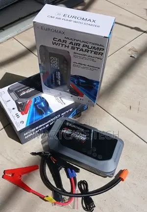 Euromax EMK3 Portable Car Battery Booster – Digital Air Pump