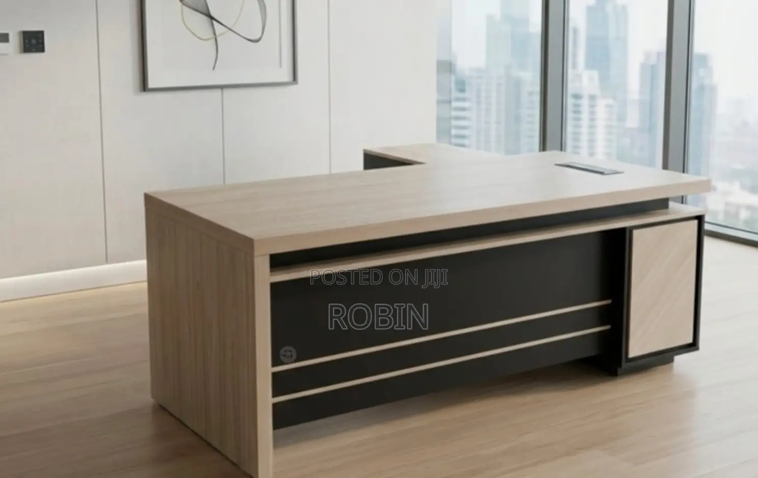 Executive Office Desk With Movable Pedestal (1.6m)