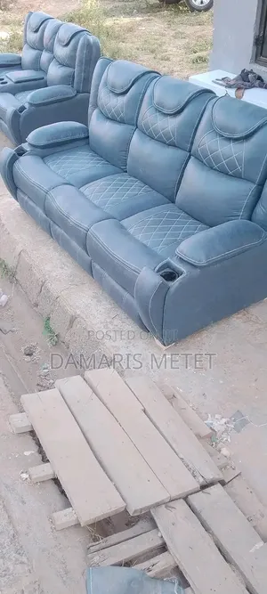 5 Seater Recliner Sofa Set(3+2) With Cup Holders