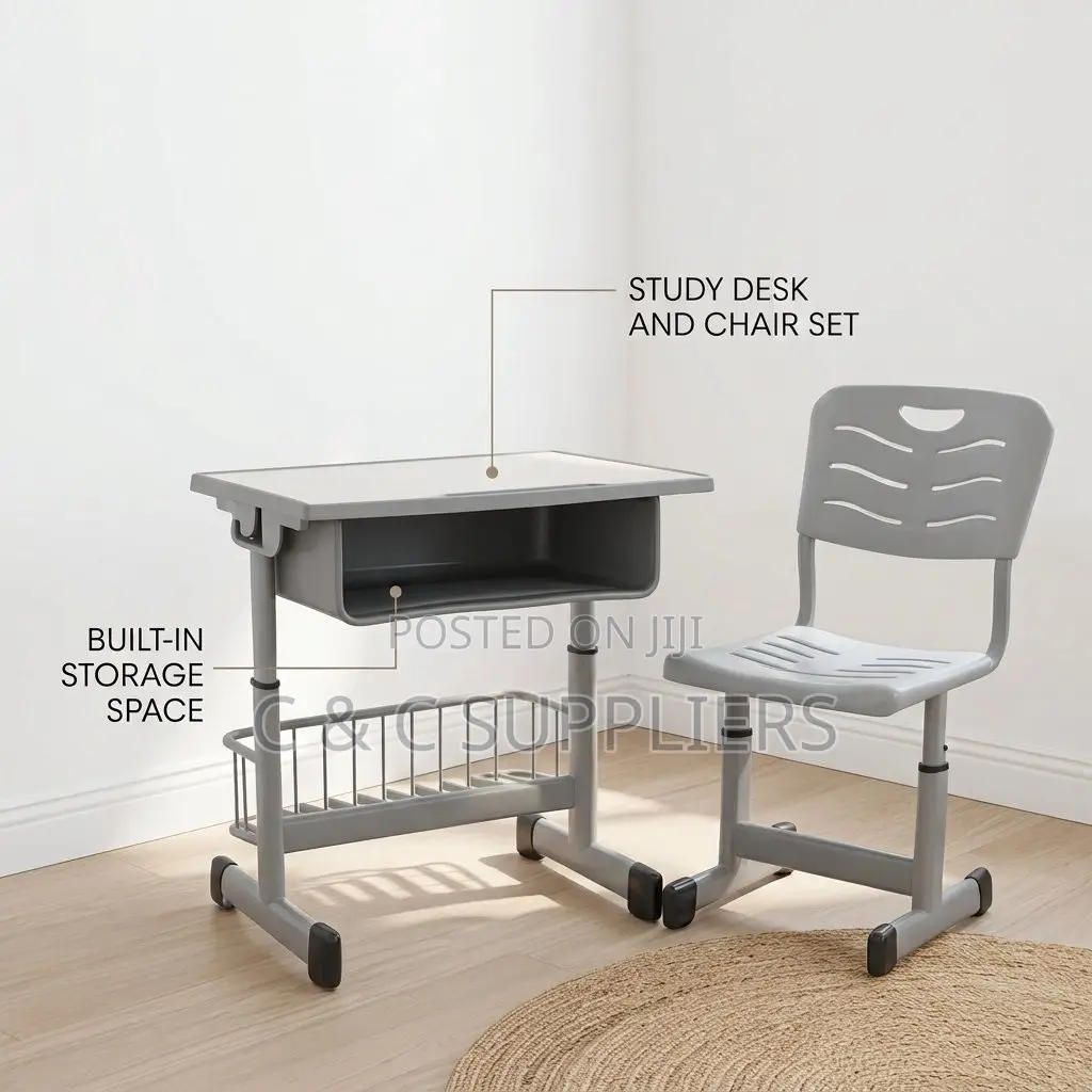 Adjustable Classroom Kid's Study Set