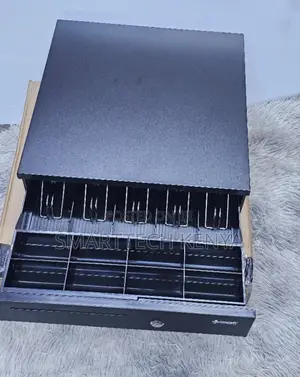 OCOM Durable Metal Cash Drawer, 5 Bill 8 Coin