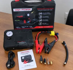 High-Power Multi-Function Car Jump Starter With Air Compressor