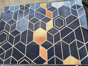 Modern Geometric 3D Floor Rug, 5×8 Ft