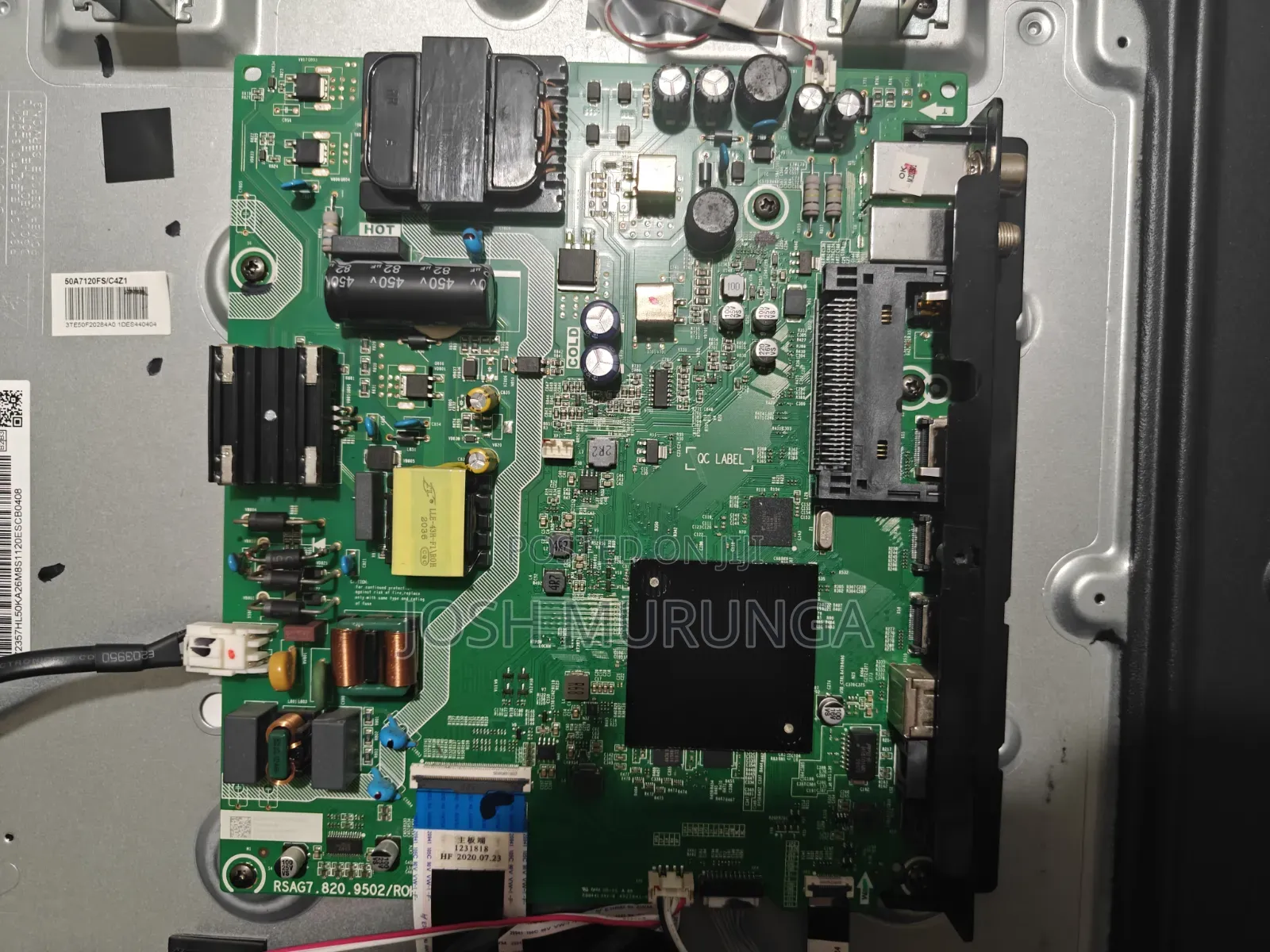 Hisense A7 Series 50 Inch (Dead, Requires Motherboard Replacement)