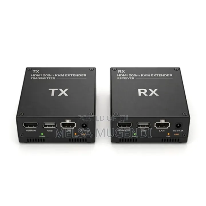 HDMI 200m KVM Transmitter and Receiver
