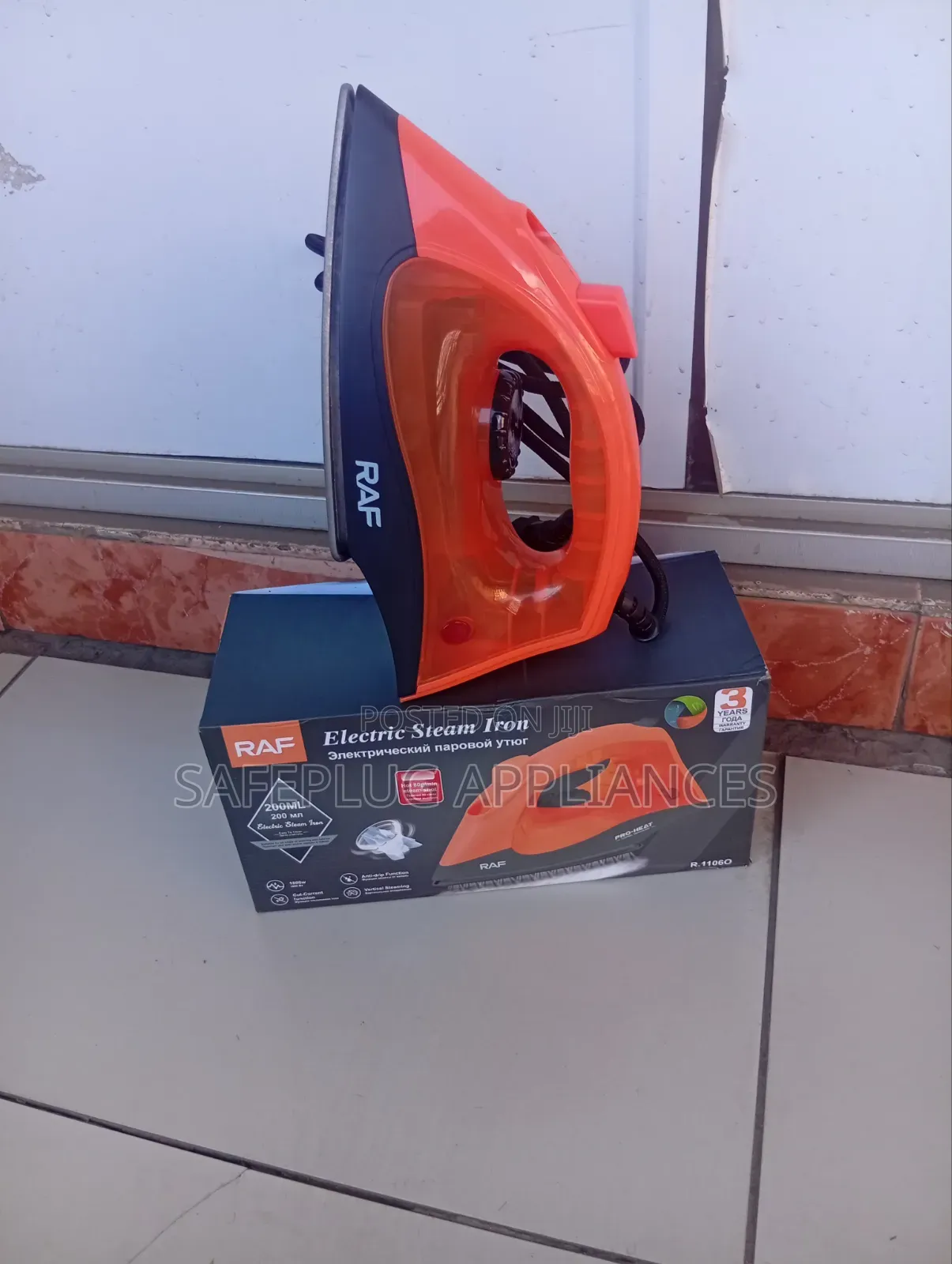 RAF Steam Iron Box – Everyday Ironing Convenience