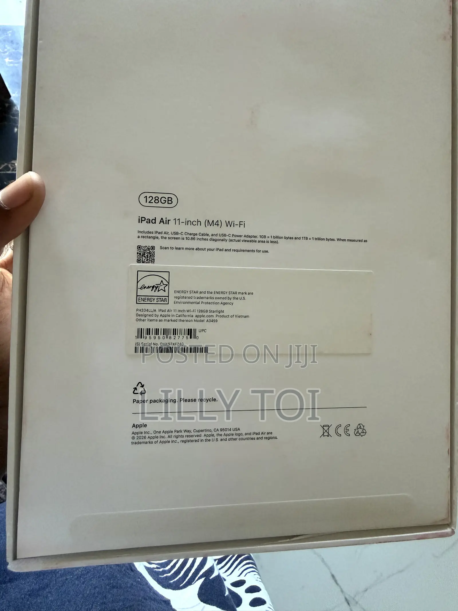 Apple iPad Air 11 (2026) 128 GB Silver