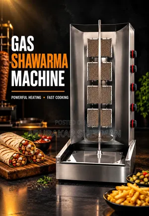 Brand New 4 Burner Shawarma Machine