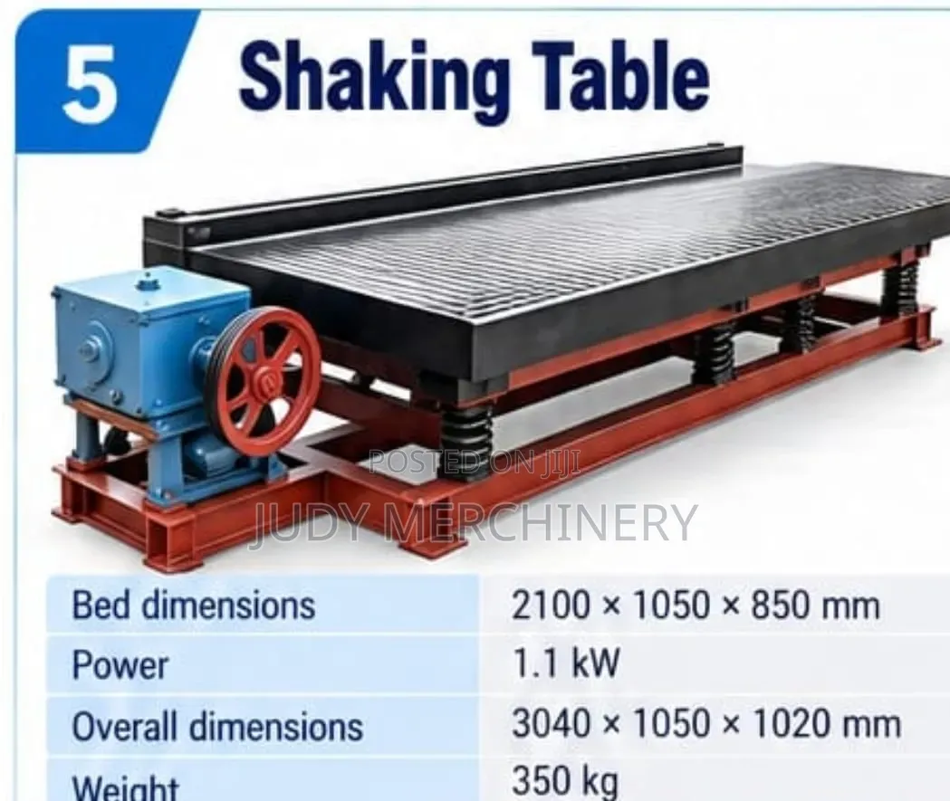 Shaking Table for Mining