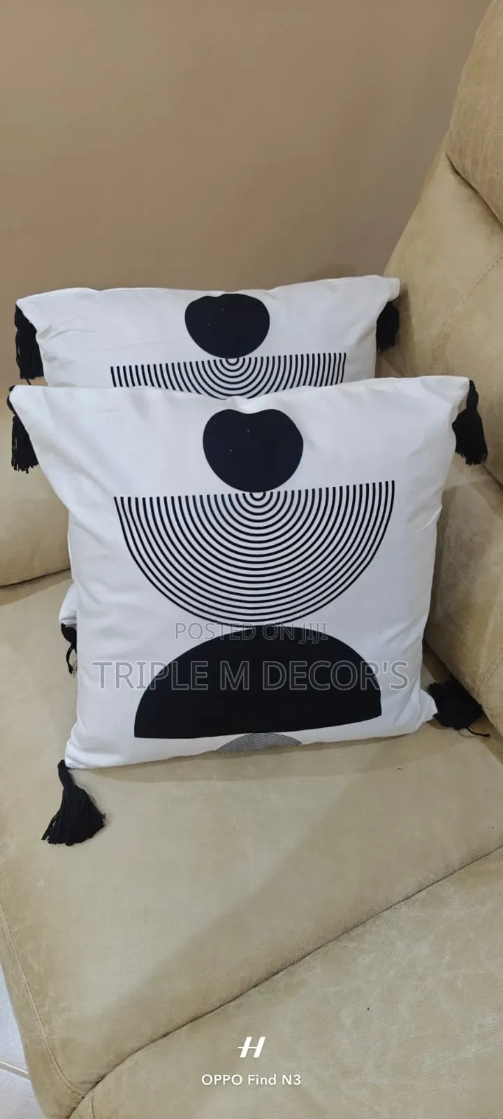 Semi Boho Cushion Covers – Ideal for Accent Chairs & Loungers