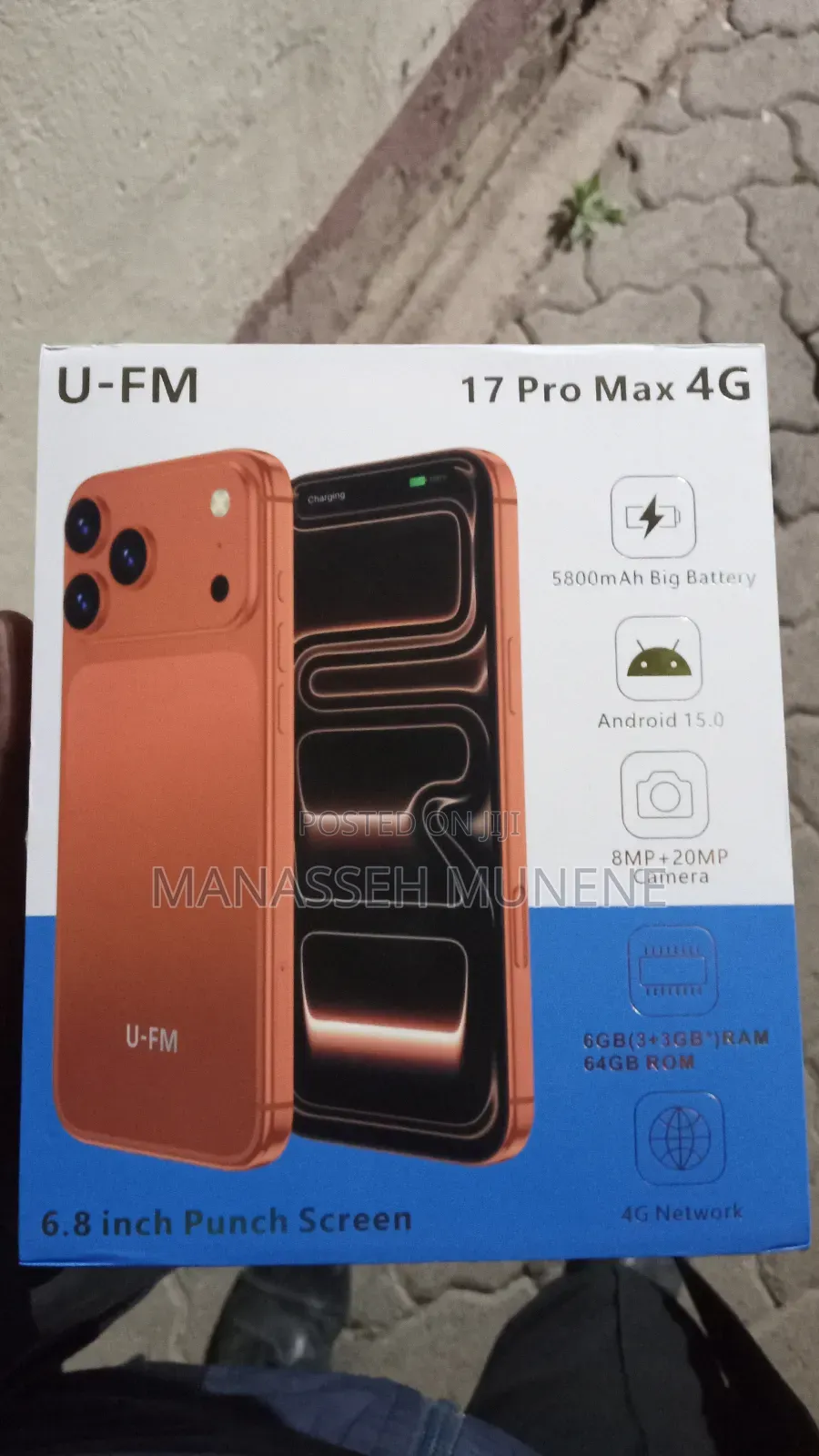 New Mobile Phone 64 GB Orange