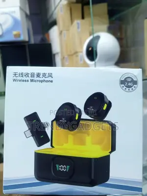 Q9 Wireless Dual Microphone With Charging Case for iPhone Android