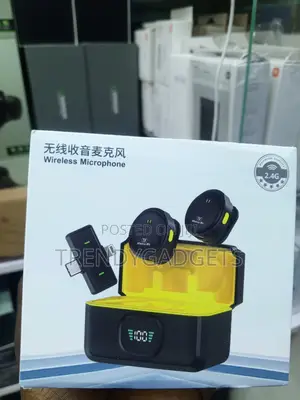 Q9 Wireless Dual Microphone With Charging Case for iPhone Android