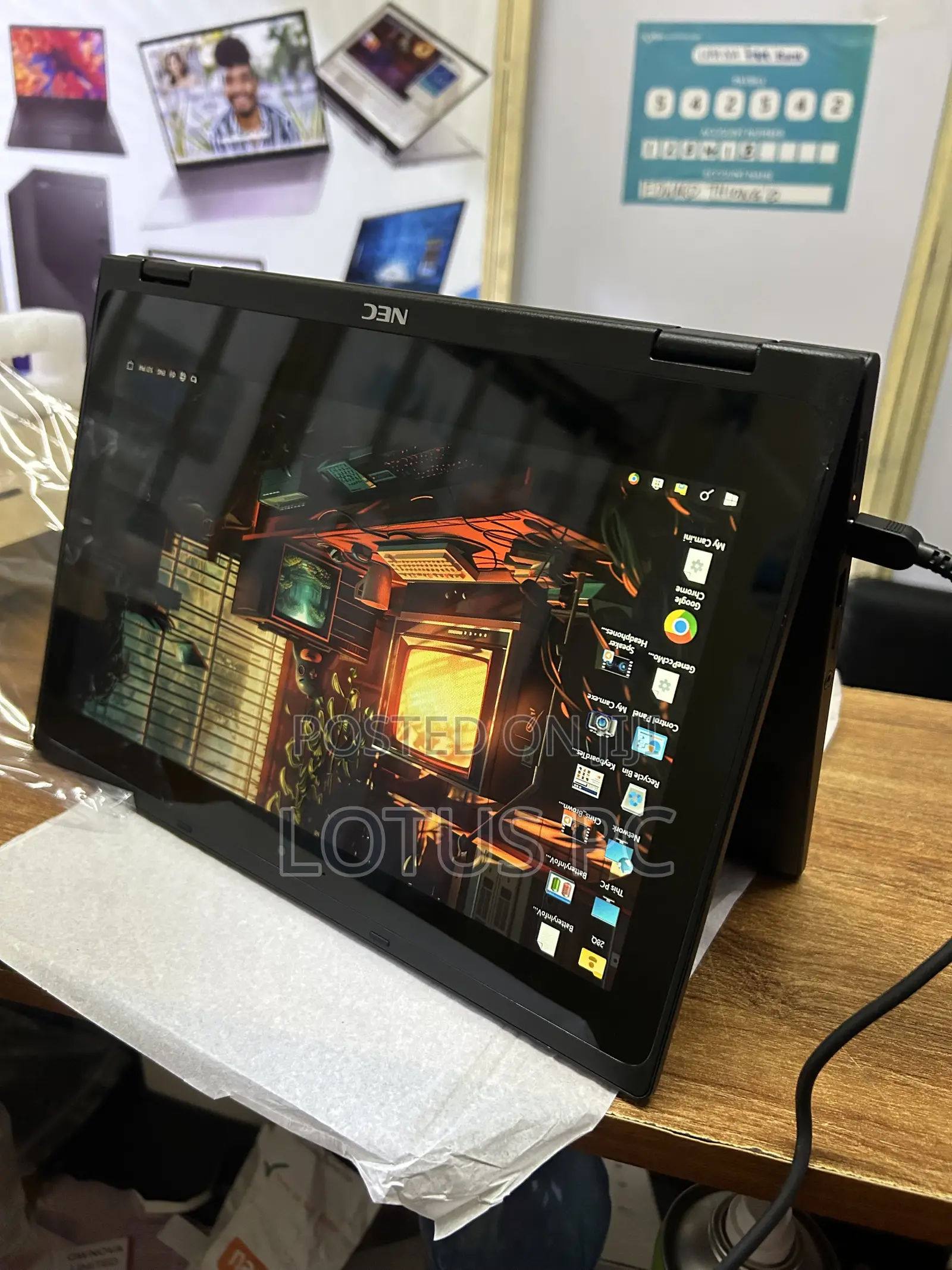 Laptop NEC 4GB Intel Celeron SSD 60GB