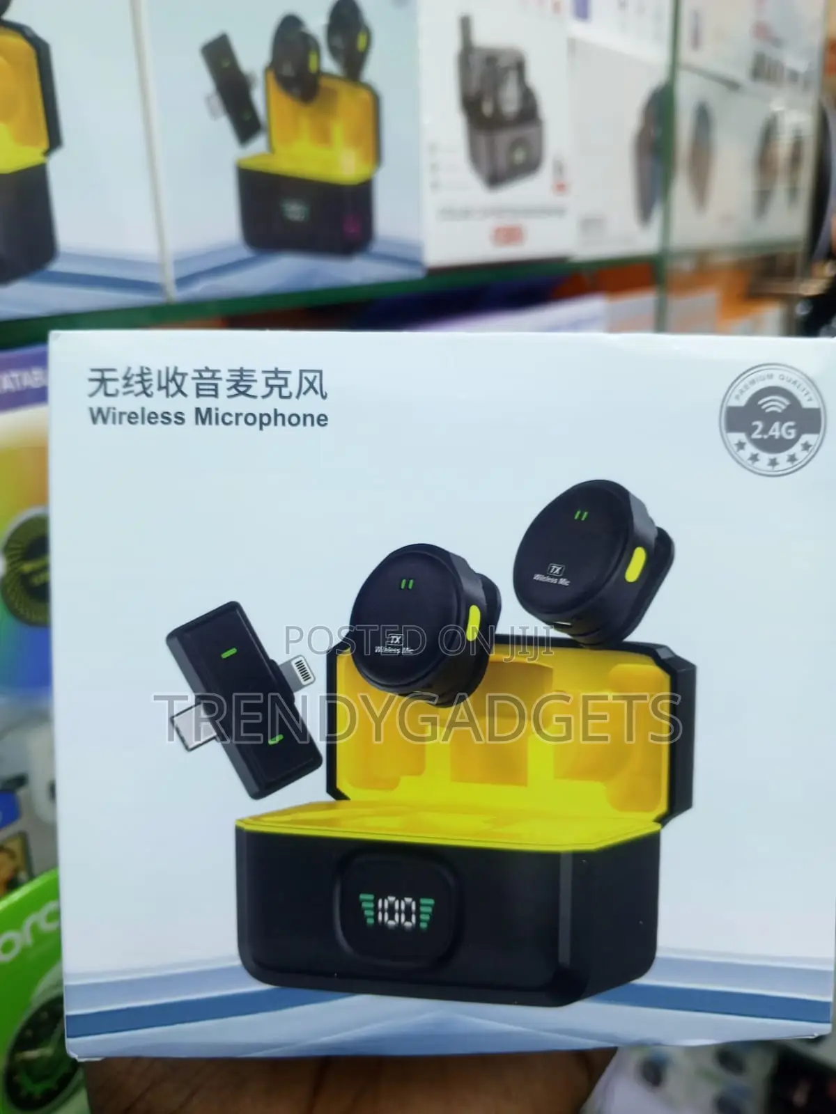 Q9 Type C Wireless Microphone With Dual Mics and Charging Case