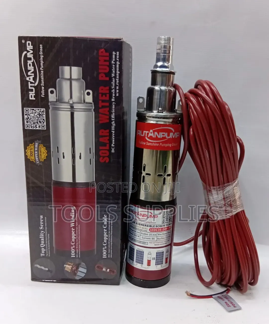 Solar Submersible Pump,250 Watts,24 V