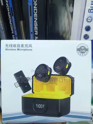 Q9 Dual Wireless Clip on Microphone With 50M Transmission Range