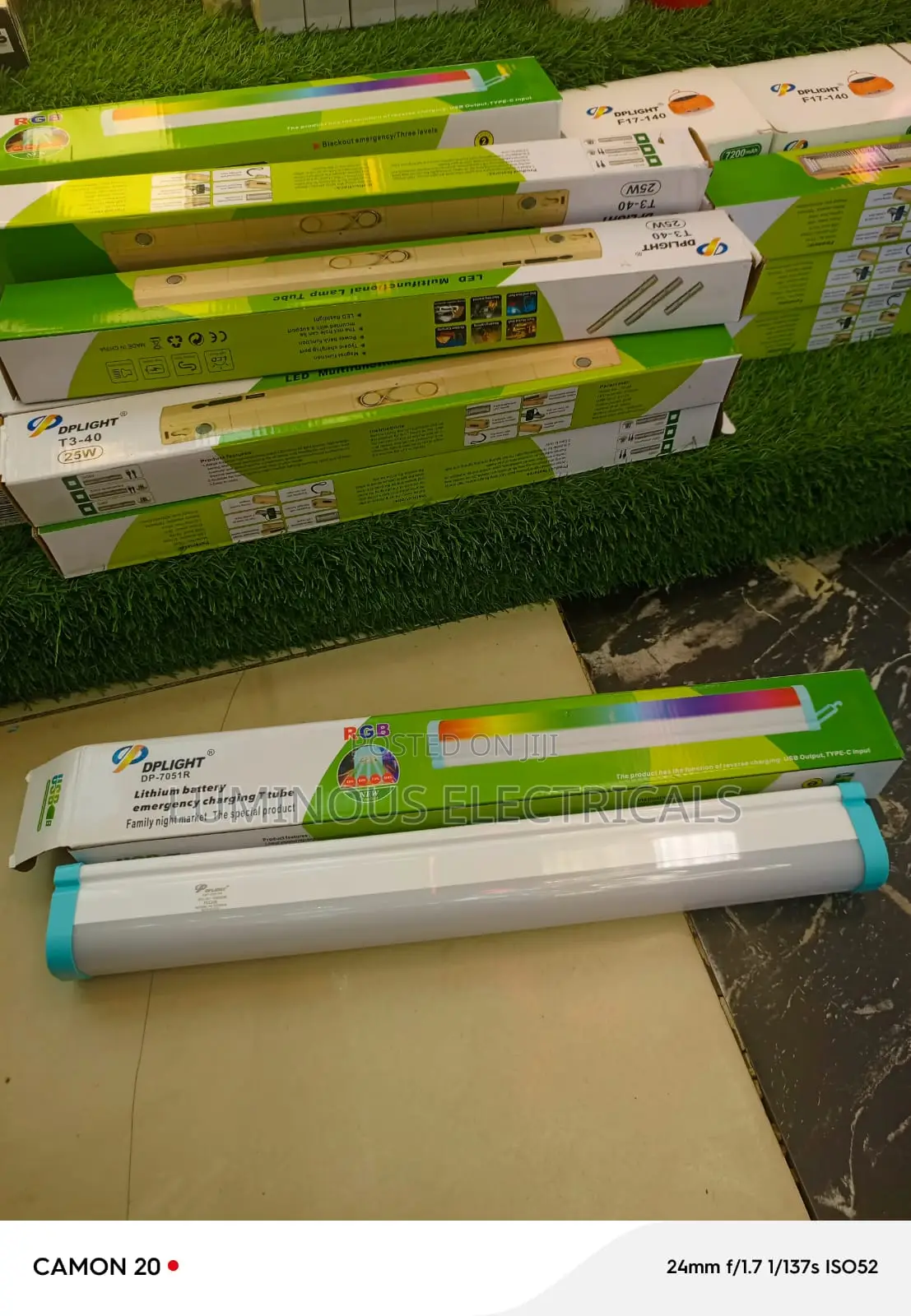 Rechargeable LED RGB Emergency Tube Light With Power Bank Function