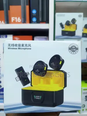 Q9 Wireless Interview Microphone Set With Charging Case
