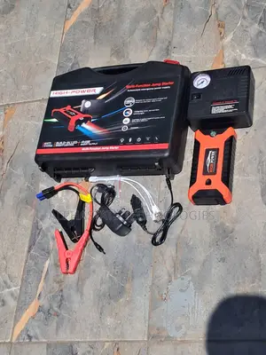 Portable 12V Car Battery Jump Starter With Heavy Duty Booster Cables