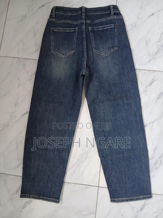 Thrifted Women’s Flared Denim Jeans – Stretchy, W35, H44/46, L40