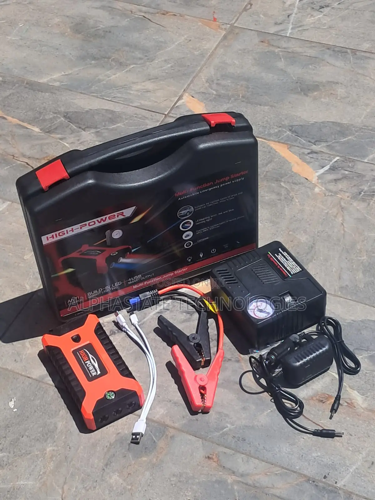 Multi-Function 12V Car Jump Starter Kit
