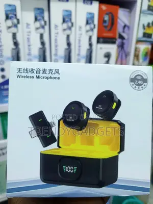 Q9 Dual Wireless Recording Mic With Noise Cancellation for Phones