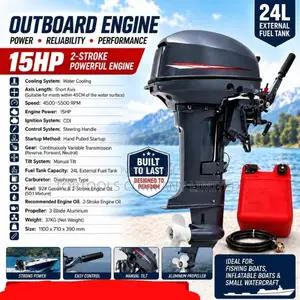 Premier Powerful Outboard Boat Engine 15hp 2stroke