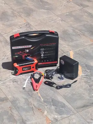 Emergency Car Battery Starter With Air Compressor