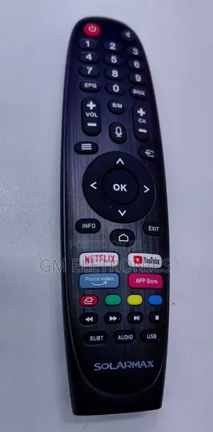 Original Solarmax Voice Smart TV Remote Control + Batteries.