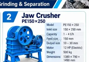 Jaw Crusher PE 150*250