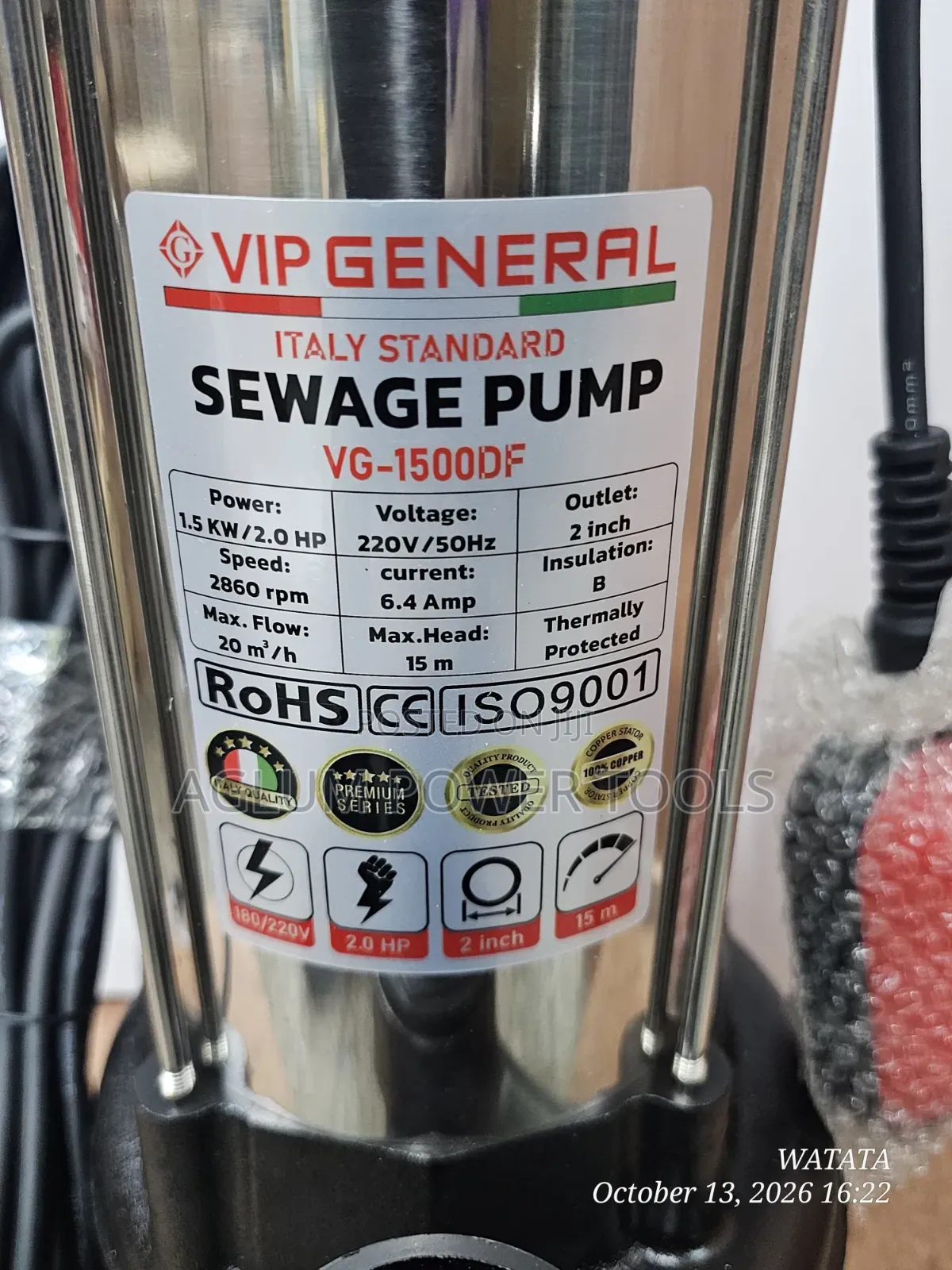 General Submersible Pump 2hp