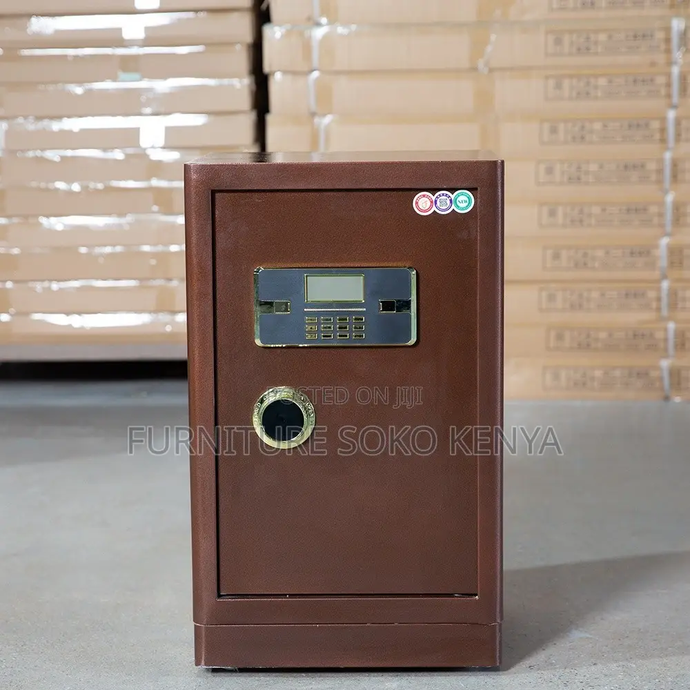 Safe : Brown Heavy-Duty Fireproof Digital Security Safe