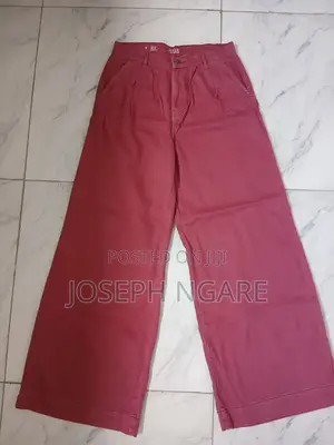 Thrifted Women’s High-Rise Wide-Leg Jeans – W34, H48, L47