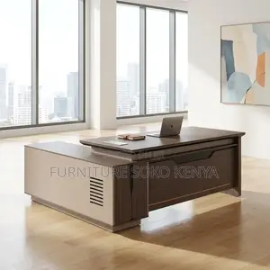 Office Desk : Haven 1.8M L-Shaped Executive Office Desk