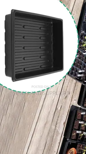 Space-Saving Hydroponic Trays - No Holes