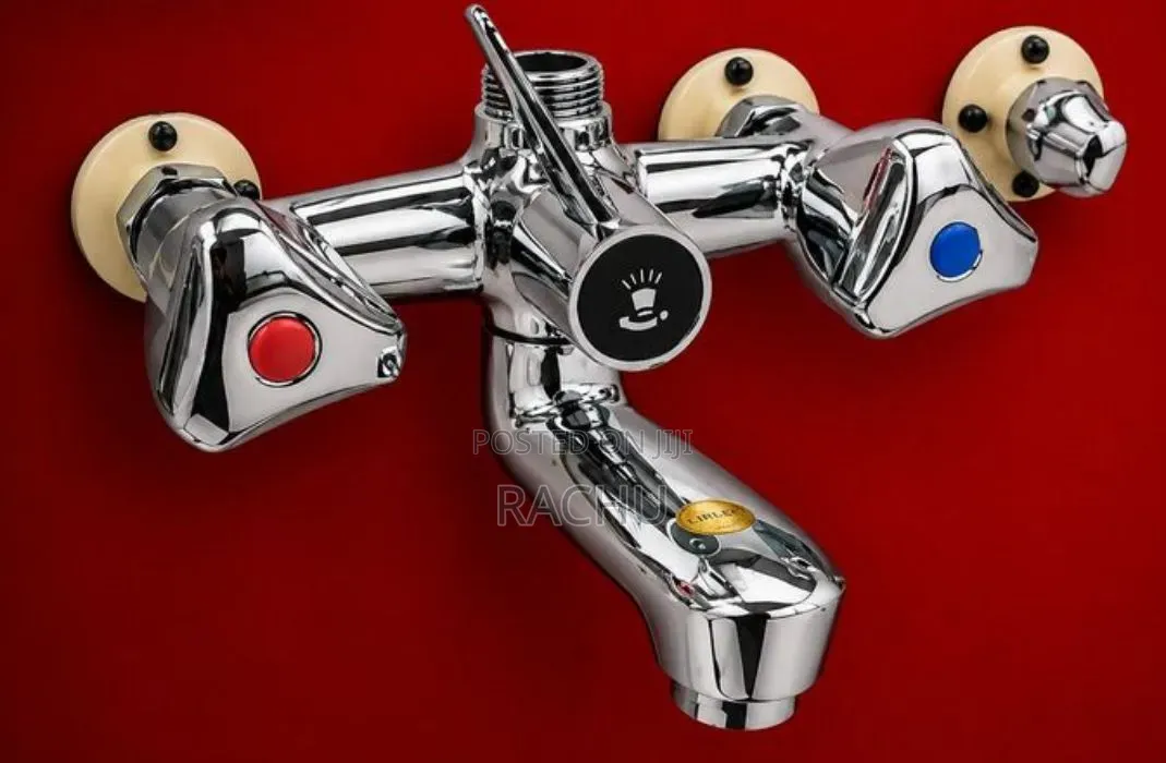 Bath Shower Mixer Knob Hot & Cold