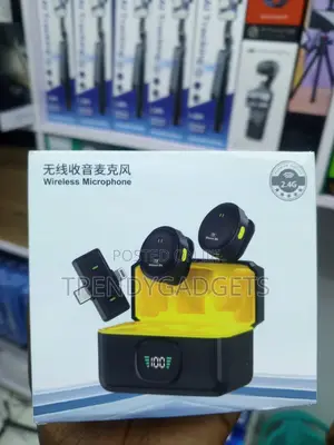 Q9 Dual Mic Vlogging Kit With Charging Case for Type C Phones
