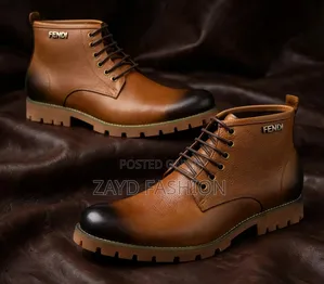 Fendi Brown Leather Boots