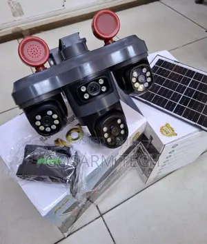 Triple Lens 4G Solar 3PTZ CCTV Camera for Home, Farm,Compound Security