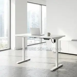 Office Desk : 1.2M Electric Height-Adjustable Office Desk