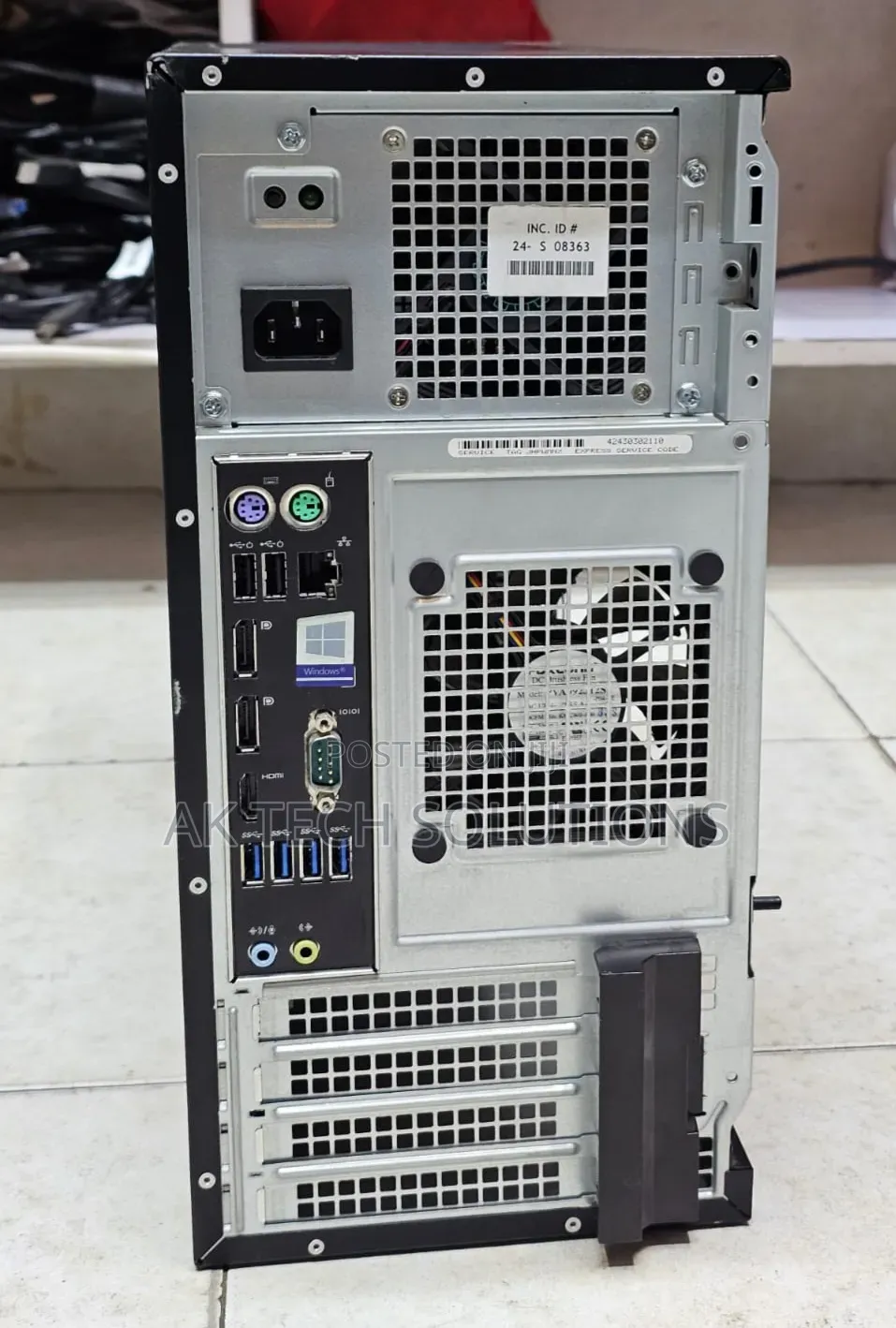 Desktop Computer Dell 8GB Intel Core i7 SSD 256GB
