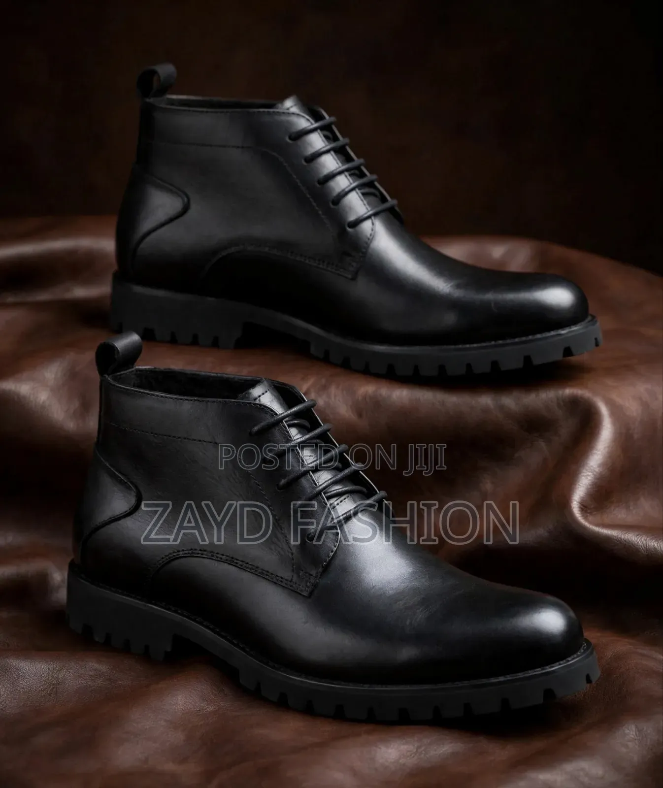 Black Leather Boots