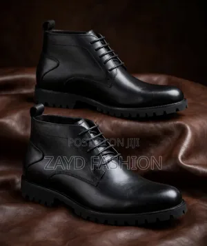 Black Leather Boots