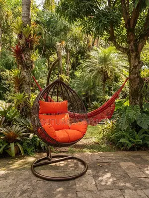 Hammock Swing: Hanging Nest Chair With Galvanized Iron Stand