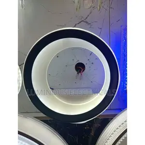 Modern Tricolor LED Corridor Ceiling Light Nordic Round Halo Design
