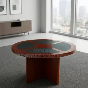 Office Table : Executive Office Round Conference Table