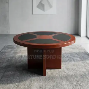 Office Table : Executive Office Round Conference Table