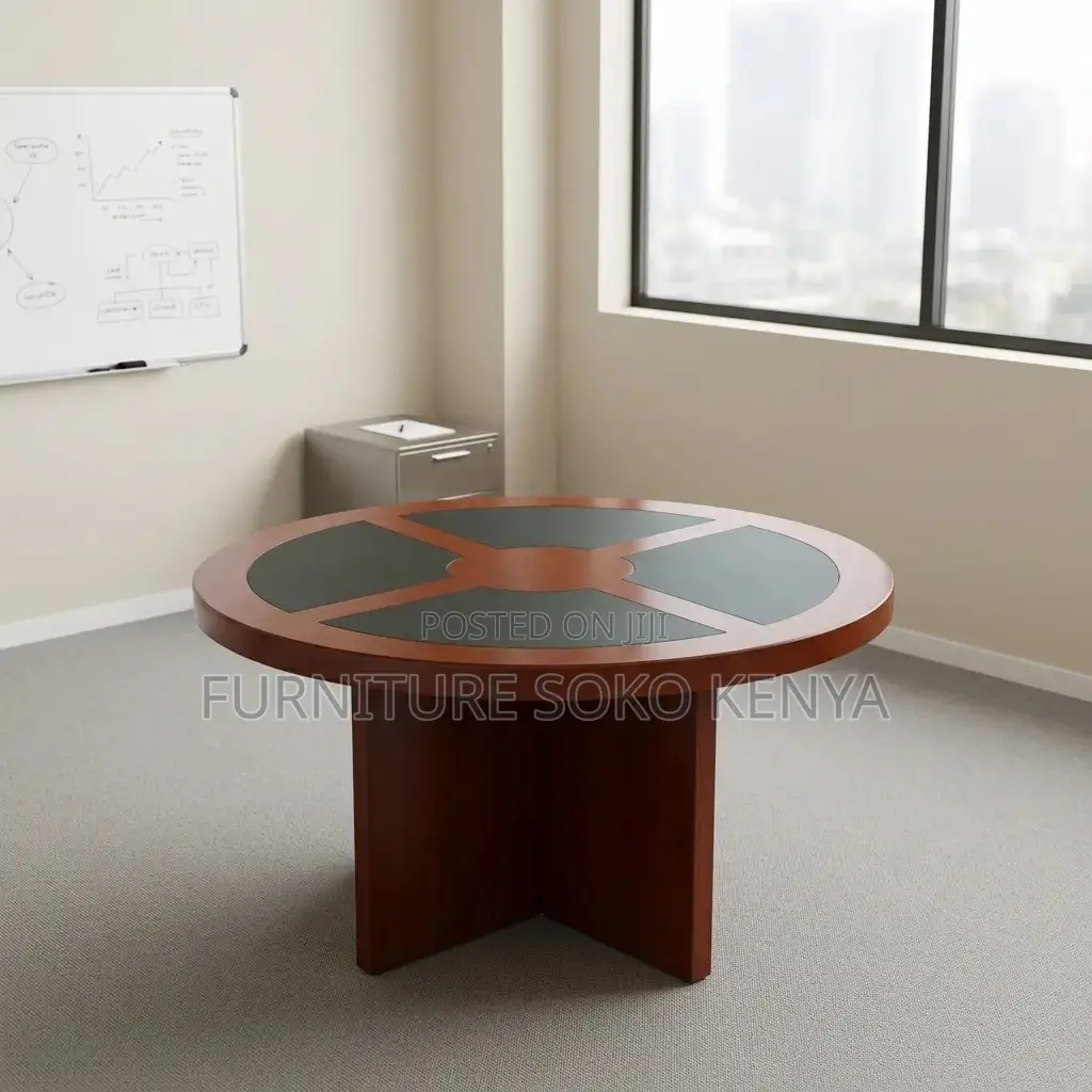 Office Table : Executive Office Round Conference Table