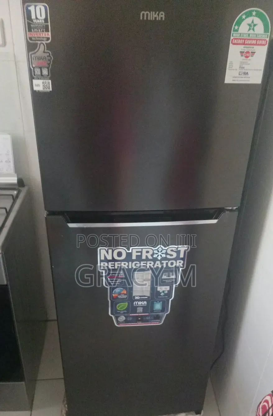 Mika No-Frost Double-Door Refrigerator ( Excellent Condition)